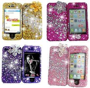   Rhinestone Complete Bling 3D iphone Cases Fits iPhone 4 & 4s  