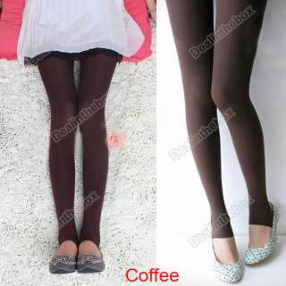 Womens Opaque Slim Tights Pantyhose Thin 5 Colors Stockings Leggings 
