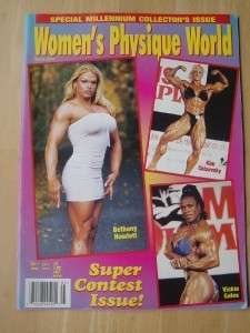 WOMENS PHYSIQUE WORLD female muscle magazine /KIM CHIZEVSKY/VICKIE 