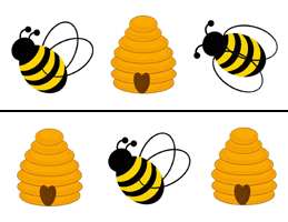 BEES HIVE BABY GIRL NURSERY WALL STICKERS DECALS  