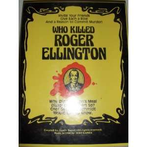  Who Killed Roger Ellington? Game 