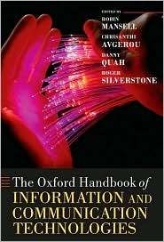 The Oxford Handbook of Information and Communication Technologies 