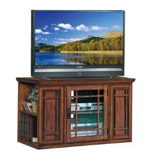   Leick Mission Oak 46 Inch Bookcase TV Console   82159