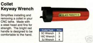 Mitee 3J Collet Wrench Fits All 3J Collets NEW ITEM  
