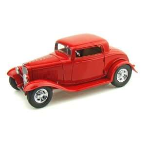  1932 Ford Three Window Coupe 1/18 L/E Red Toys & Games
