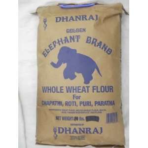 Dhanraj Whole Wheat Flour in Blue pack 