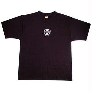  Mens, S/S T Shirt, Iron Cross, Black/Gunmetal, Small 