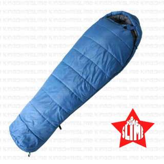Blue 3 Season Sleeping Bag  10℃ Synthetic Spring Mountain  