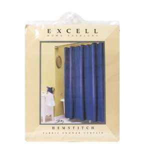   Hemstitch Fabric Shower Curtain (040O0 2007 410)