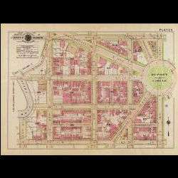 1921 Baists Real Estate Atlas of Surveys of Washington DC {4 VOLS 