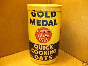Vintage Gold Medal Vintage Oats Box 1944 65 yr old  