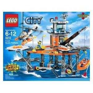 Lego City Town 4210 City Coast Guard Platform New MISB  