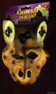NEW GIRAFFE MASK 1 size fits most ALL AGES OVER 3 NWT HALLOWEEN  