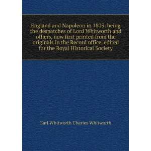   Society Earl Whitworth Charles Whitworth  Books