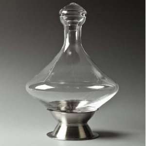  Self Aerating Wine Decanter with Base and Stopper Kitchen 