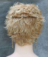 Chic and Modern Short Blonde mix wig wigs WANL 24H613  