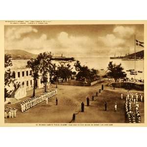  1918 Photogravure Saint Thomas Harbor Charlotte Amalie U.S 