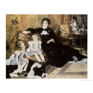  Madame Charpentier and Her Children Giclee Poster Print by 