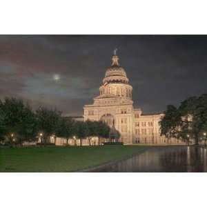  Rod Chase   Texas Capitol Grande Edition Canvas Giclee 