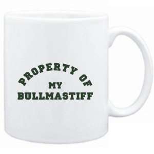 Mug White  PROPERTY OF MY Bullmastiff  Dogs Sports 