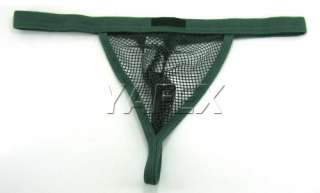 Big mesh sexy mens g strings T back posing strap see thru cheeky pouch 