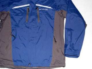 New COLUMBIA Mens Winter Velocity PARKA Jacket Size M Medium Blue 