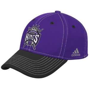  Sacramento Kings 2 Tone Contrast Stitched Flex Fit Hat 