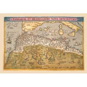 Map of Northern Africa 24x36 Giclee