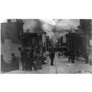  African American families,San Francisco Fire,1906,Smoke 
