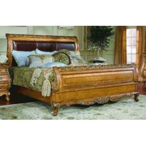  Legacy Classic Versailles King Leather Sleigh Bed