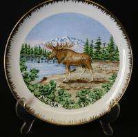 Alaska 49th State Mountains Collectors Plate Plaquette  