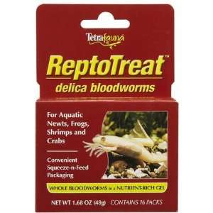 ReptoTreat Delica Bloodworms   Gel (Quantity of 4) Health 