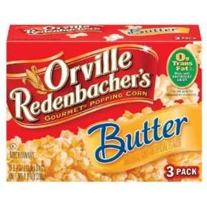 Orville Redenbachers Butter Popcorn 3 pk 9.9 oz  Grocery 