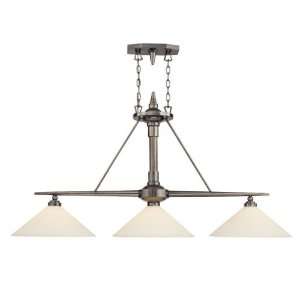Savoy House 1 4047 3 187 Avery 3 Light Island Light in Brushed Pewter 