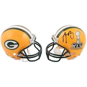 Mounted Memories Green Bay Packers Super Bowl XLV Champions Aaron 