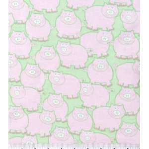  Snuggle Flannel Fabric Piggy Arts, Crafts & Sewing