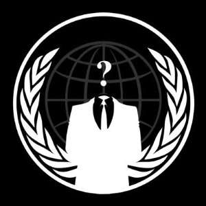 Anonymous International Black Sticker 
