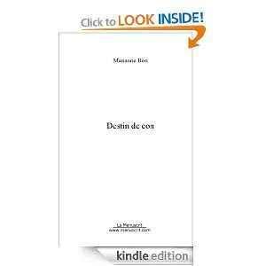 Destin de con (French Edition) Marianne Bon  Kindle Store