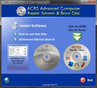 DISC RECOVERY SET FOR WINDOWS 7 32/64BIT+BOOT CD DISK  