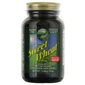   Wheat   Organic Wheat Grass Juice Powder   60 Vegetarian Capsules