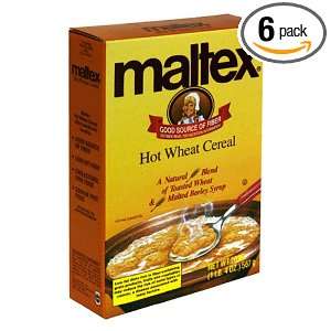 Maltex Hot Wheat Cereal, 20 Ounce Boxes (Pack of 6)  