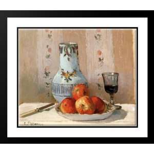   Double Matted Still Life with Apples and Pitcher