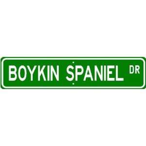 Boykin Spaniel STREET SIGN ~ High Quality Aluminum ~ Dog Lover