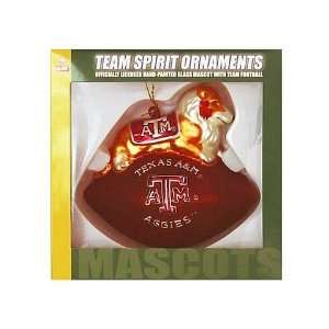  Texas A&M Aggies Team Mascot Football Ornament Sports 
