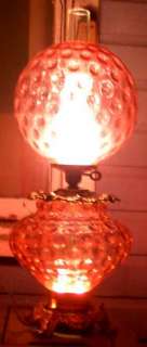   Dot Spot Fenton Electric GWTW Lamp Gone With The Wind Light  
