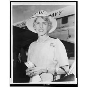  Clare Boothe Luce, 1956 at National Airport
