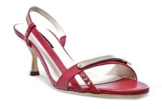 New Taccetti Bella Sandal Heels Womens Shoes Fuchsia Pink Size 8 