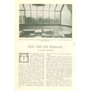  1908 Meningitis Cure Rockefeller Institute Flexner 