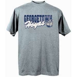  Georgetown University Hoyas NCAA Dark Ash Short Sleeve T 