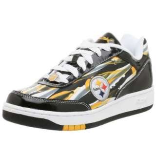  Reebok Mens Pittsburgh Steelers Recline Paint Sneaker 